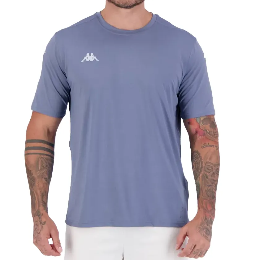 Kappa Camiseta EKP211922-044 M LAWSON Chumbo Poliester -5-